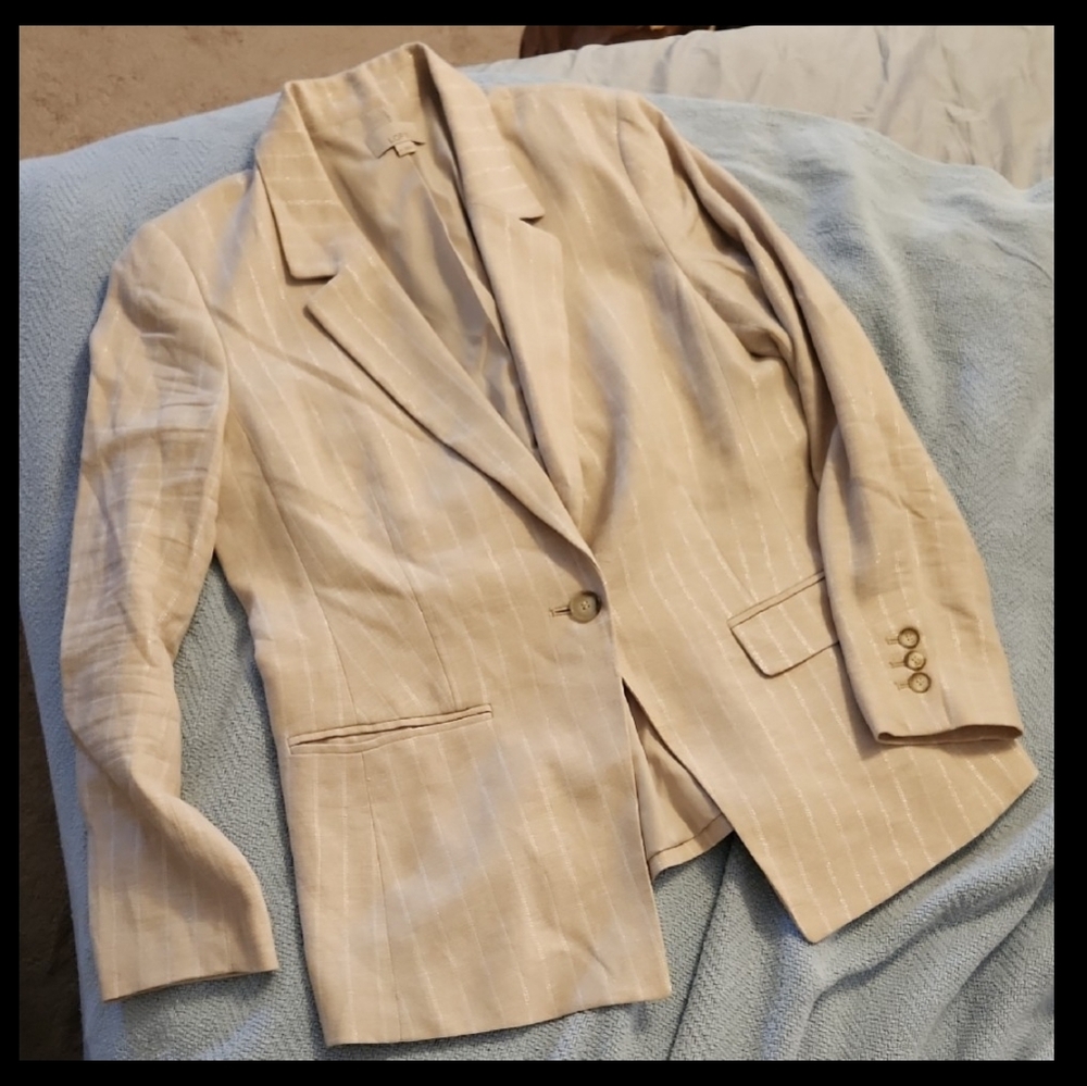 LOFT Linen Cotton Blazer